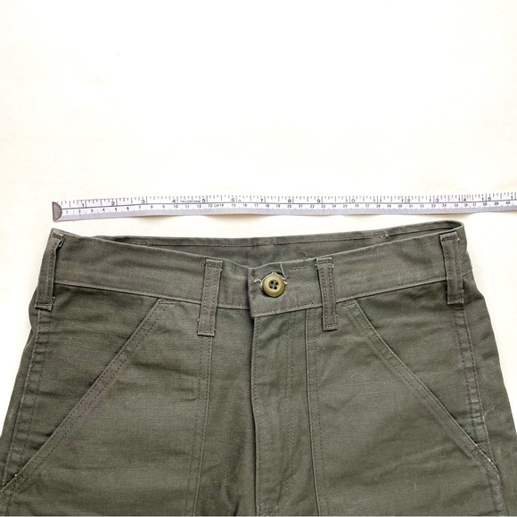 Olive Green Men's Shorts Stan Ray - Picture 5 of 5